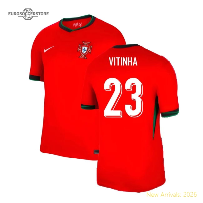 2024-2025 Portugal Home Shirt (Vitinha 23)-Vantage Point Soccer