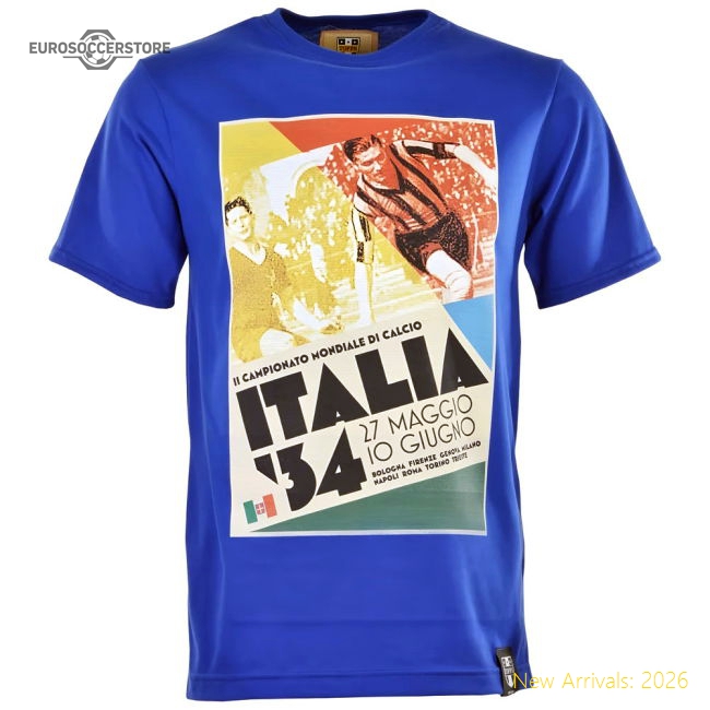Pennarello: World Cup - Italia 1934 T-Shirt - Royal-Vantage Point Soccer