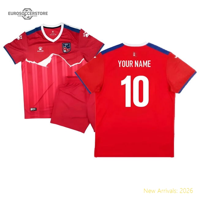 2024-2025 Nepal Home Kit (Shirt and Shorts) (Your Name)-Vantage Point Soccer