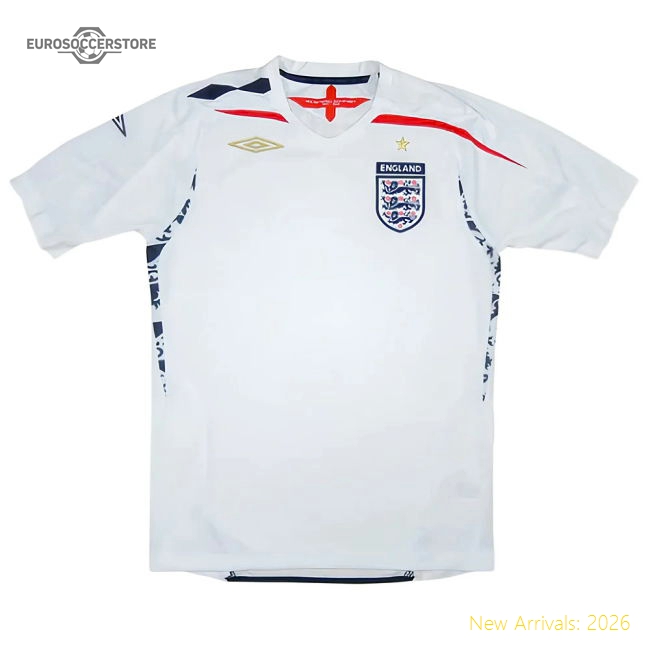 2007-2008 England Home Shirt-Vantage Point Soccer