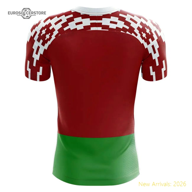 2025-2026 Belarus Home Concept Football Shirt - Baby-Vantage Point Soccer
