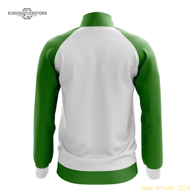 Libya Concept Football Track Jacket (White)-Vantage Point Soccer