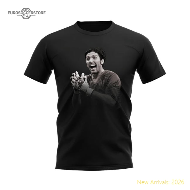 Gigi Buffon Legend T-Shirt (Black)-Vantage Point Soccer