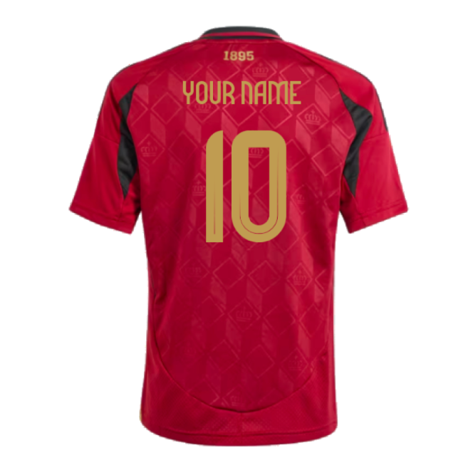 2024-2025 Belgium Home Shirt (Kids) (Your Name)-Vantage Point Soccer
