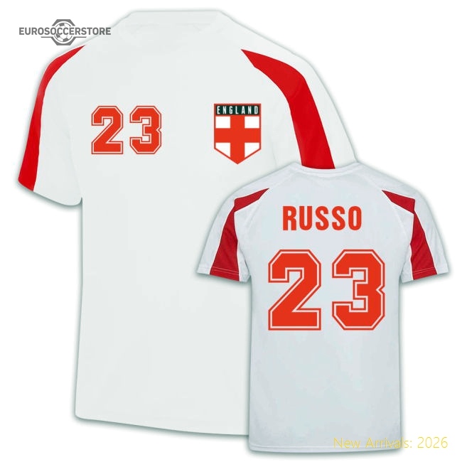 England Women Sports Training Jersey (Alessia Russo 23)-Vantage Point Soccer