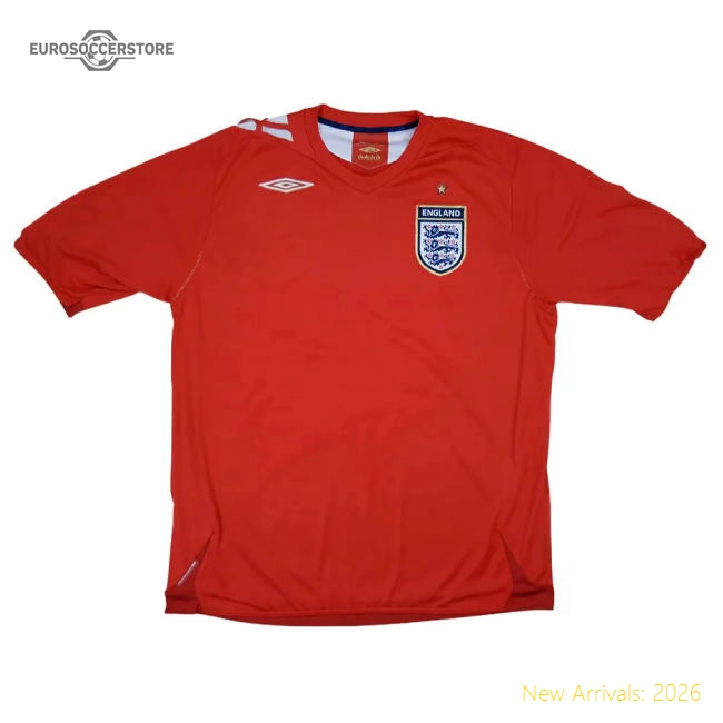2006-2007 England Away Shirt (Kids)-Vantage Point Soccer