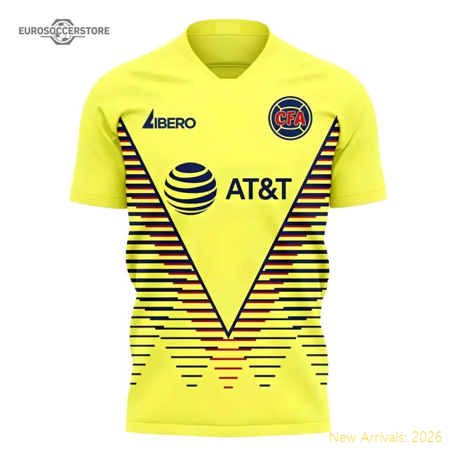 Club America 2025-2026 Home Concept Kit (Libero)-Football Shirts Shop