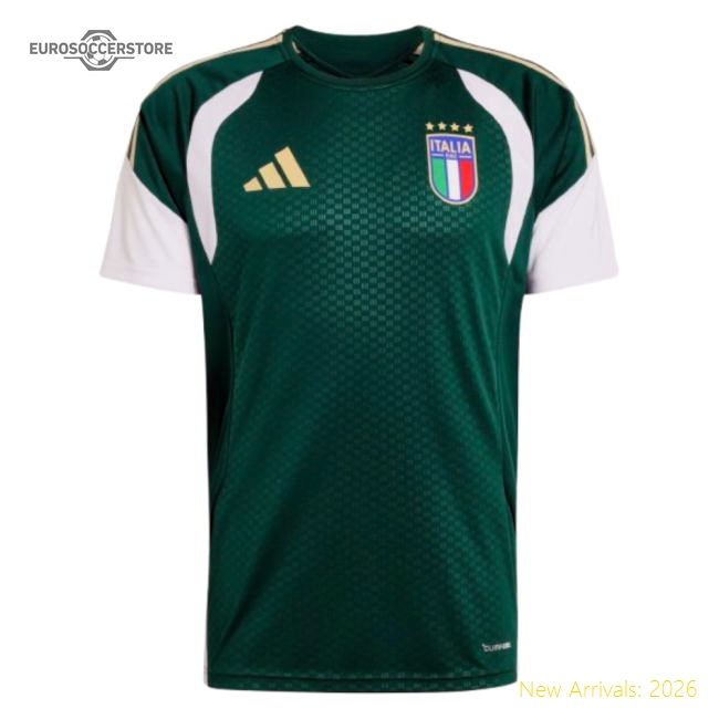 2026-2027 Italy Training Jersey (Green) (Barella 18)-Vantage Point Soccer