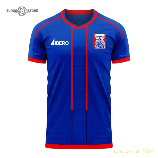 Cambodia 2025-2026 Home Concept Football Kit (Libero) - Baby-Vantage Point Soccer
