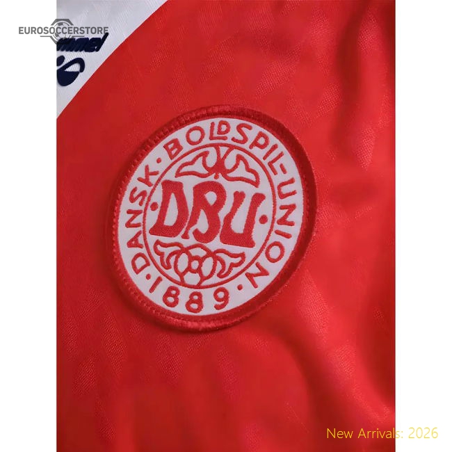 1988 Denmark Home Retro Shirt-Vantage Point Soccer
