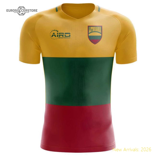 2025-2026 Lithuania Home Concept Football Shirt - Baby-Football Shirts Shop