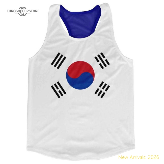 South Korea Flag Running Vest-The Soccer Shirt Hub