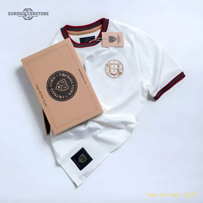Vintage Portugal A Selecção White Soccer Jersey-Vantage Point Soccer