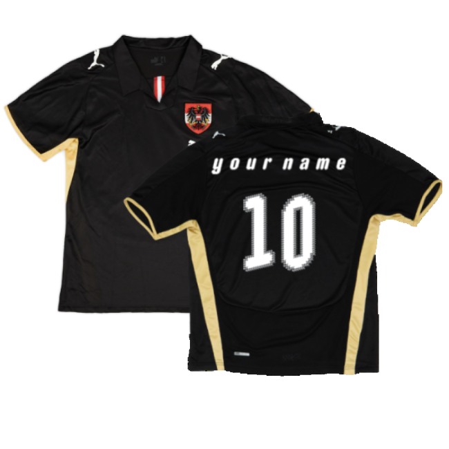 Austria 2008-09 Away Shirt (Excellent) S (Your Name)-Vantage Point Soccer