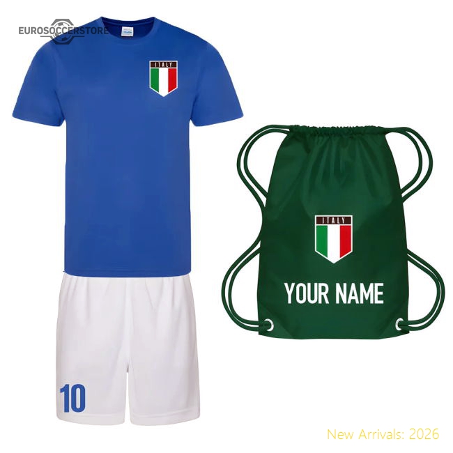 Personalised Italy Training Kit Package-Vantage Point Soccer