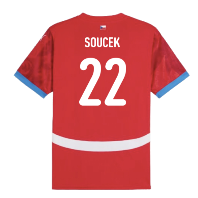 2024-2025 Czech Republic Home Shirt (Soucek 22)-Vantage Point Soccer