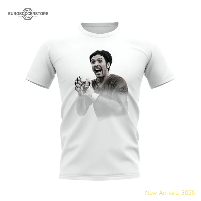 Gigi Buffon Legend T-Shirt (White)-Vantage Point Soccer