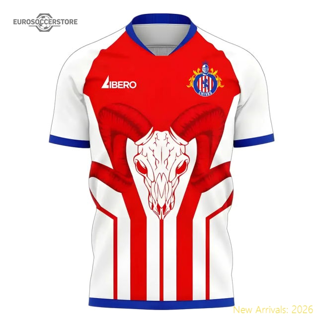 Chivas 2025-2026 Home Concept Football Kit (Libero)-Football Shirts Shop