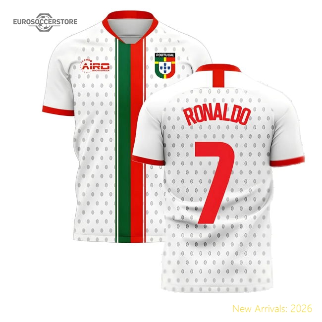 Portugal 2025-2026 Away Concept Football Kit (Libero) (RONALDO 7)-Vantage Point Soccer