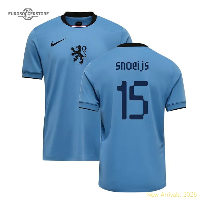 2025-2026 Netherlands Womens Team Away Shirt (Kids) (Snoeijs 15)-Vantage Point Soccer
