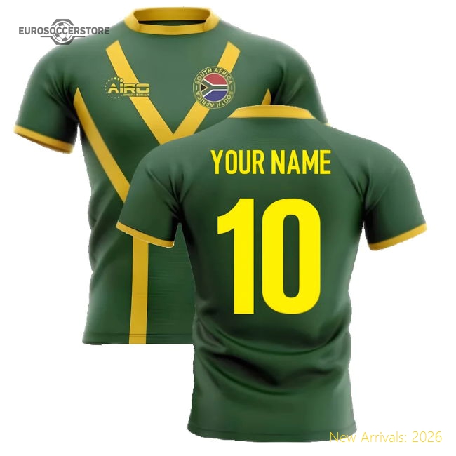 2025-2026 South Africa Springboks Flag Concept Rugby Shirt (Your Name)-Football Shirts Shop