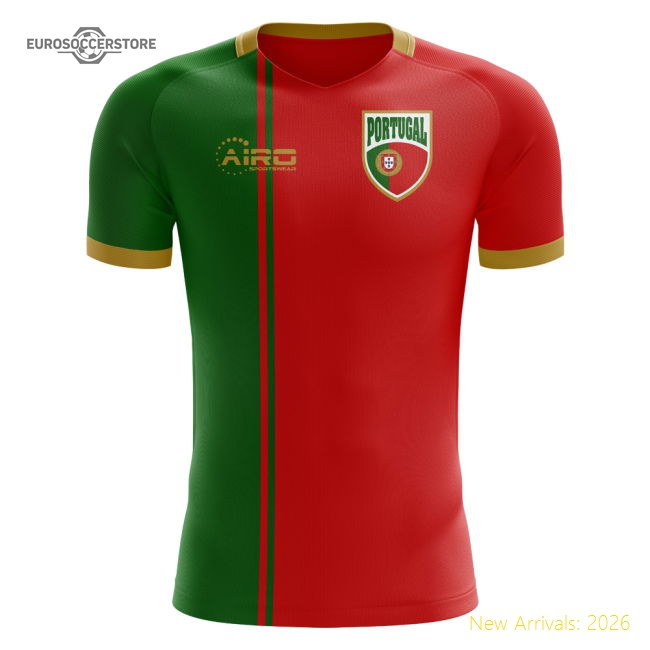 2025-2026 Portugal Flag Home Concept Football Shirt - Womens-Vantage Point Soccer