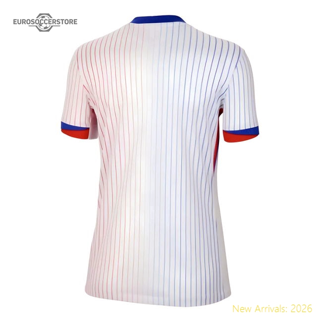 2024-2025 France Away Shirt (Womens)-Vantage Point Soccer
