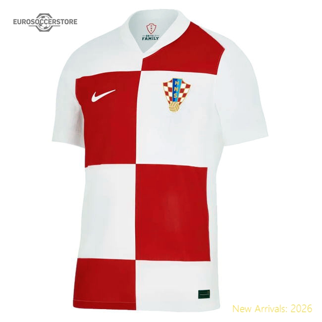 2024-2025 Croatia Home Dri-Fit ADV Authentic Shirt-Vantage Point Soccer