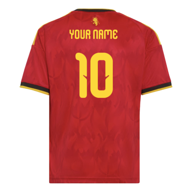 2026-2027 Belgium Home Shirt (Kids) (Your Name)-Vantage Point Soccer