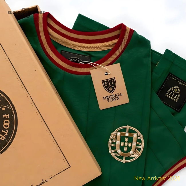 Vintage Portugal A Selecção Away Soccer Jersey-Vantage Point Soccer