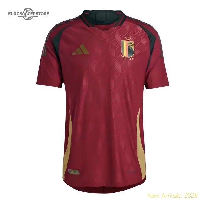 2024-2025 Belgium Authentic Home Shirt-Vantage Point Soccer