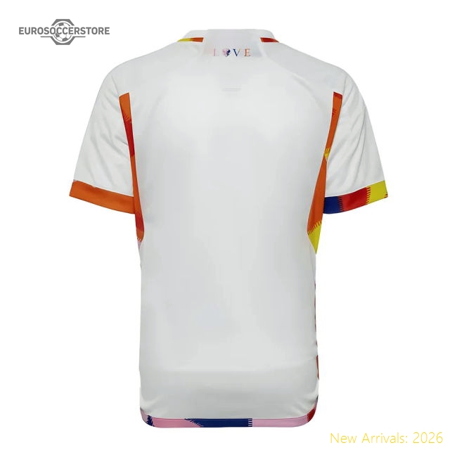 2022-2023 Belgium Away Shirt (Kids)-Vantage Point Soccer