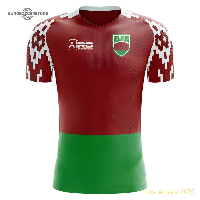 2025-2026 Belarus Home Concept Football Shirt - Baby-Vantage Point Soccer