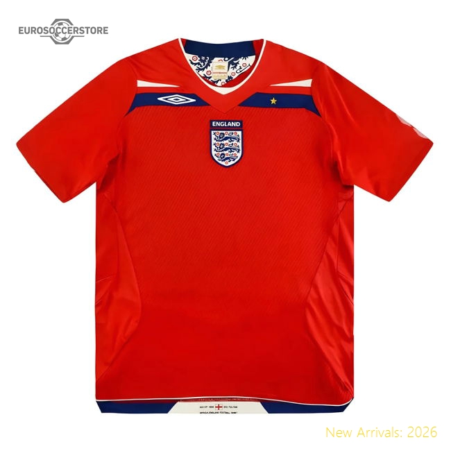 2008-2009 England Away Shirt (Kids)-Vantage Point Soccer
