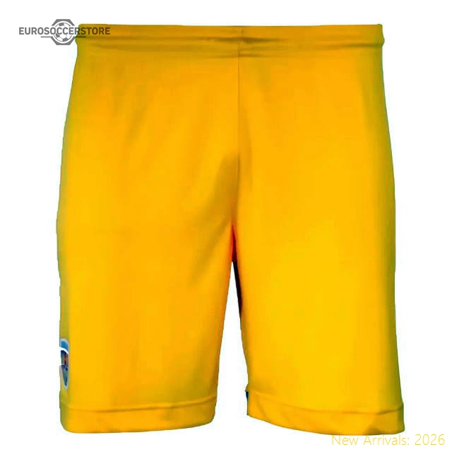 2024-2025 Romania Home Shorts (Yellow)-Vantage Point Soccer