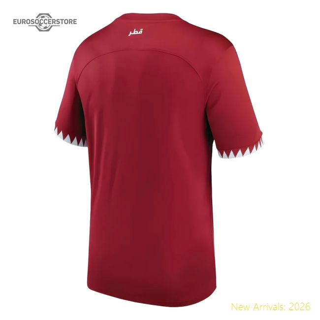 2022-2023 Qatar Home Shirt-The Soccer Shirt Hub