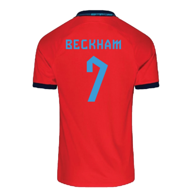 2022-2023 England Away Shirt (Kids) (Beckham 7)-Vantage Point Soccer