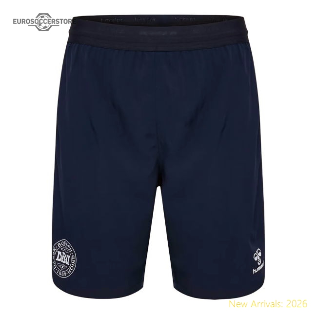 2024-2025 Denmark Pro Woven Shorts (Marine)-Vantage Point Soccer