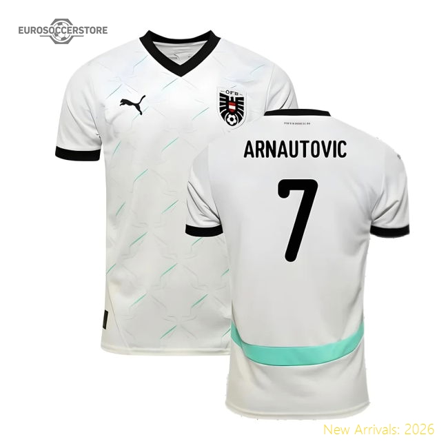 2024-2025 Austria Away Shirt (Arnautovic 7)-Vantage Point Soccer