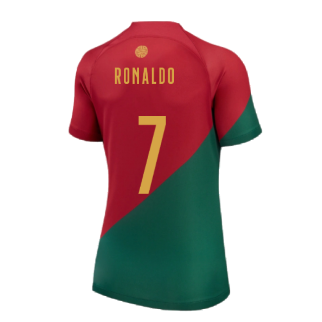 2022-2023 Portugal Home Shirt (Ladies) (Ronaldo 7)-Vantage Point Soccer