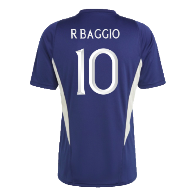 2023-2024 Italy Training Jersey (Dark Blue) (R BAGGIO 10)-Vantage Point Soccer