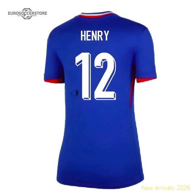 2024-2025 France Home Shirt (Womens) (Henry 12)-Vantage Point Soccer