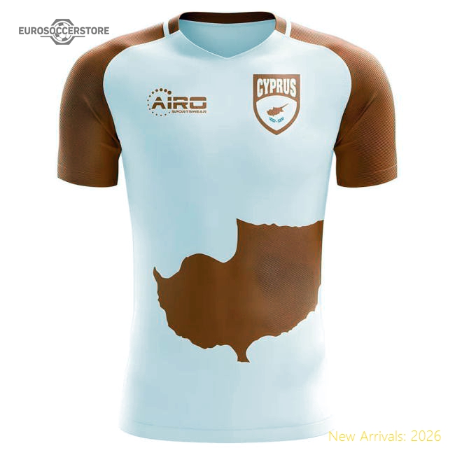 2025-2026 Cyprus Flag Home Concept Football Shirt - Baby-Vantage Point Soccer