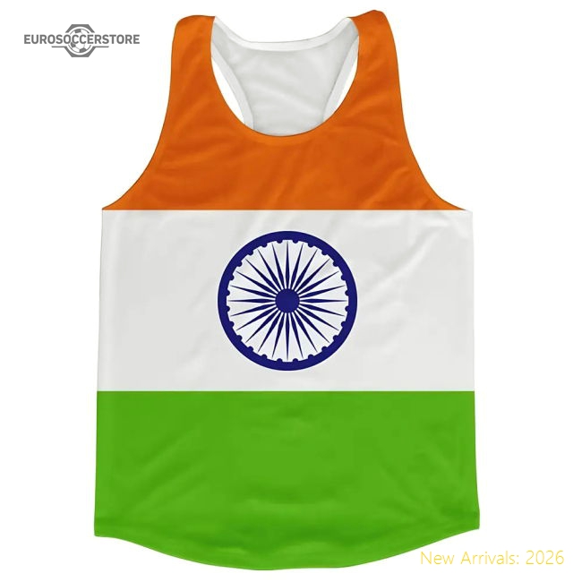India Flag Running Vest-Vantage Point Soccer