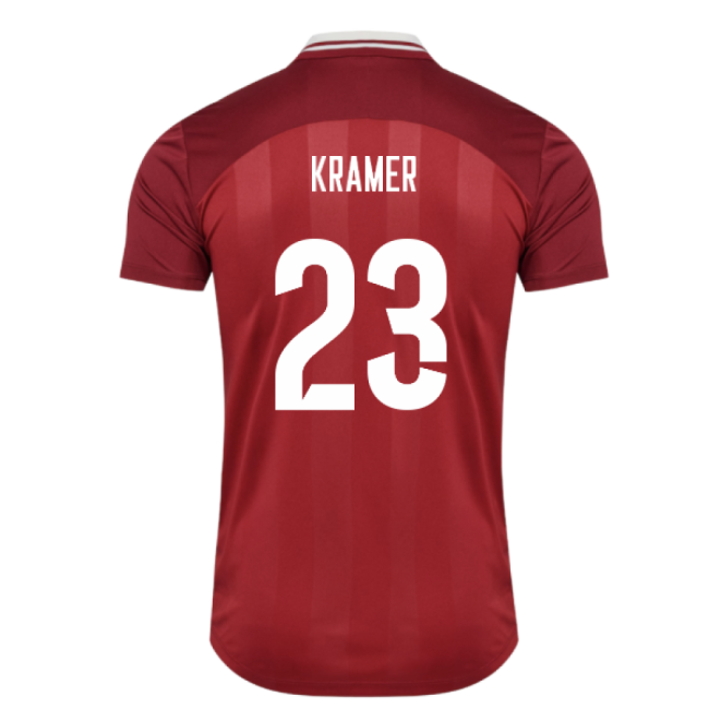 2025-2026 Denmark Womens Team Home Shirt (Ladies) (Kramer 23)-Vantage Point Soccer