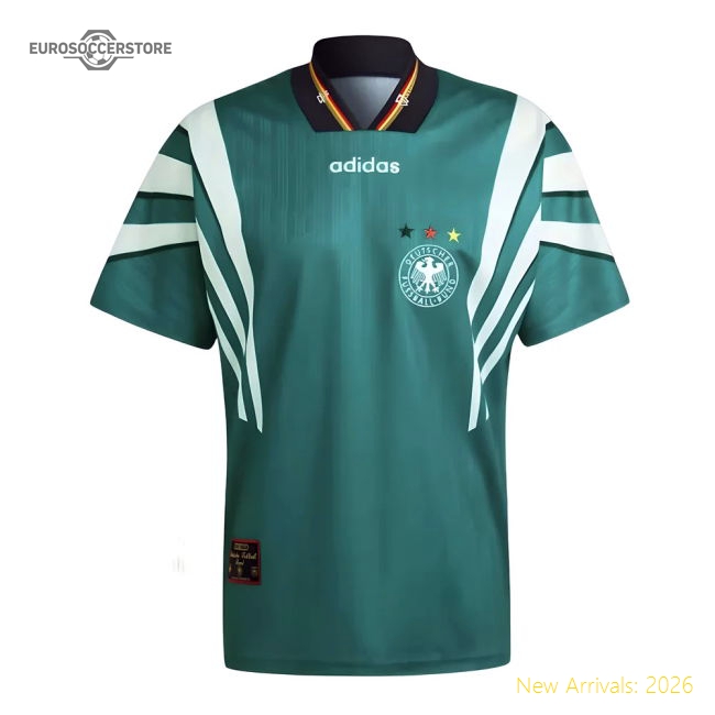 1996 Germany Euro 96 Away Shirt-Vantage Point Soccer