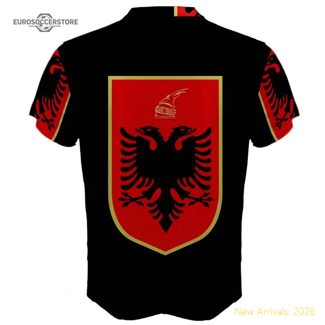 Albania Coat of Arms Sublimated Sports Jersey-Vantage Point Soccer