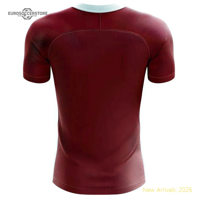 2025-2026 Denmark Flag Concept Football Shirt - Baby-Vantage Point Soccer