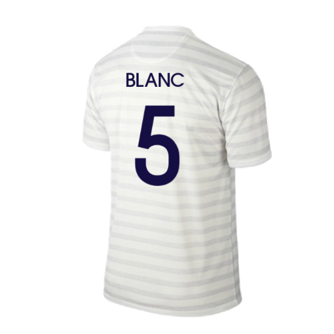 France 2014-15 Away Shirt ((Excellent) M) (Blanc 5)-Vantage Point Soccer