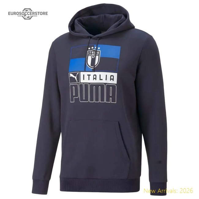 2022-2023 Italy FtblCore Hoody (Peacot)-Vantage Point Soccer